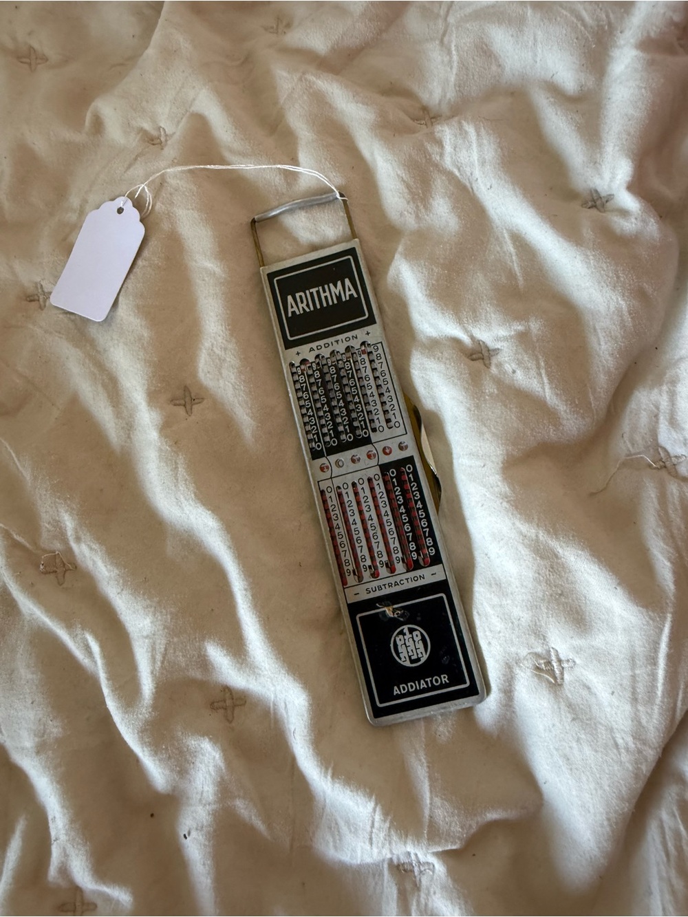 Vintage Arithma Addiator German Mechanical Pocket Calculator Collectible